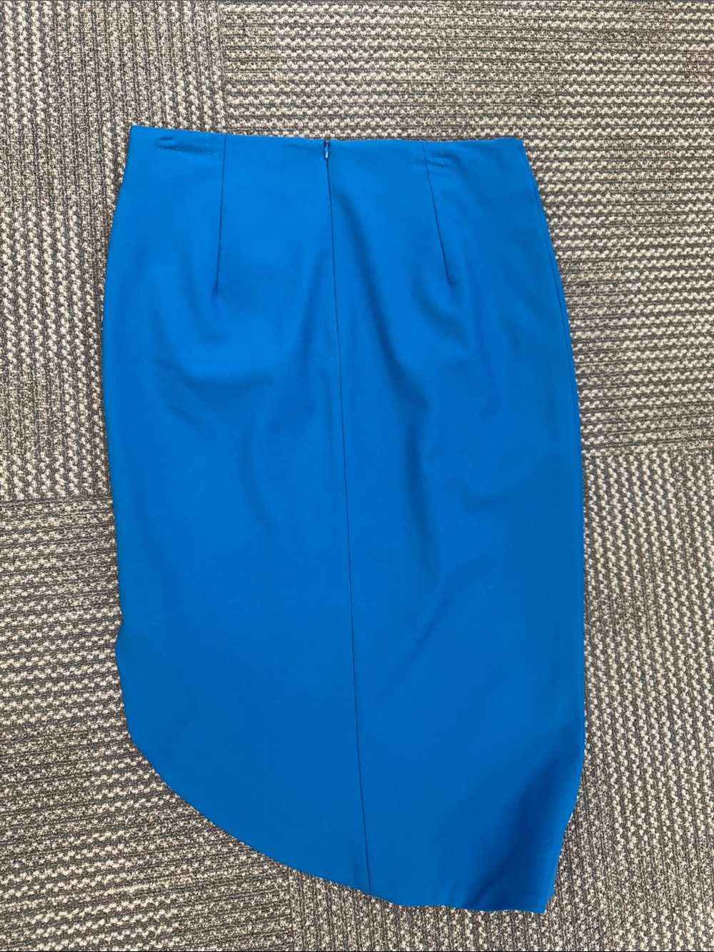 Iris Setlakwe Midi Asymmetrical Skirt in Titan Blue, size 8 - Picture 3 of 5